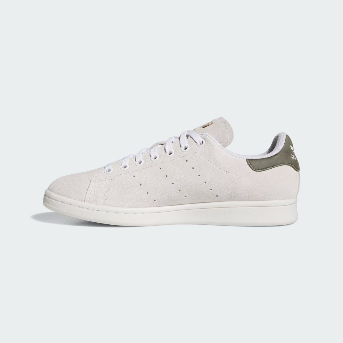 KJ0336 adidas Stan Smith "Crystal White/Olive Strata" (Men's)