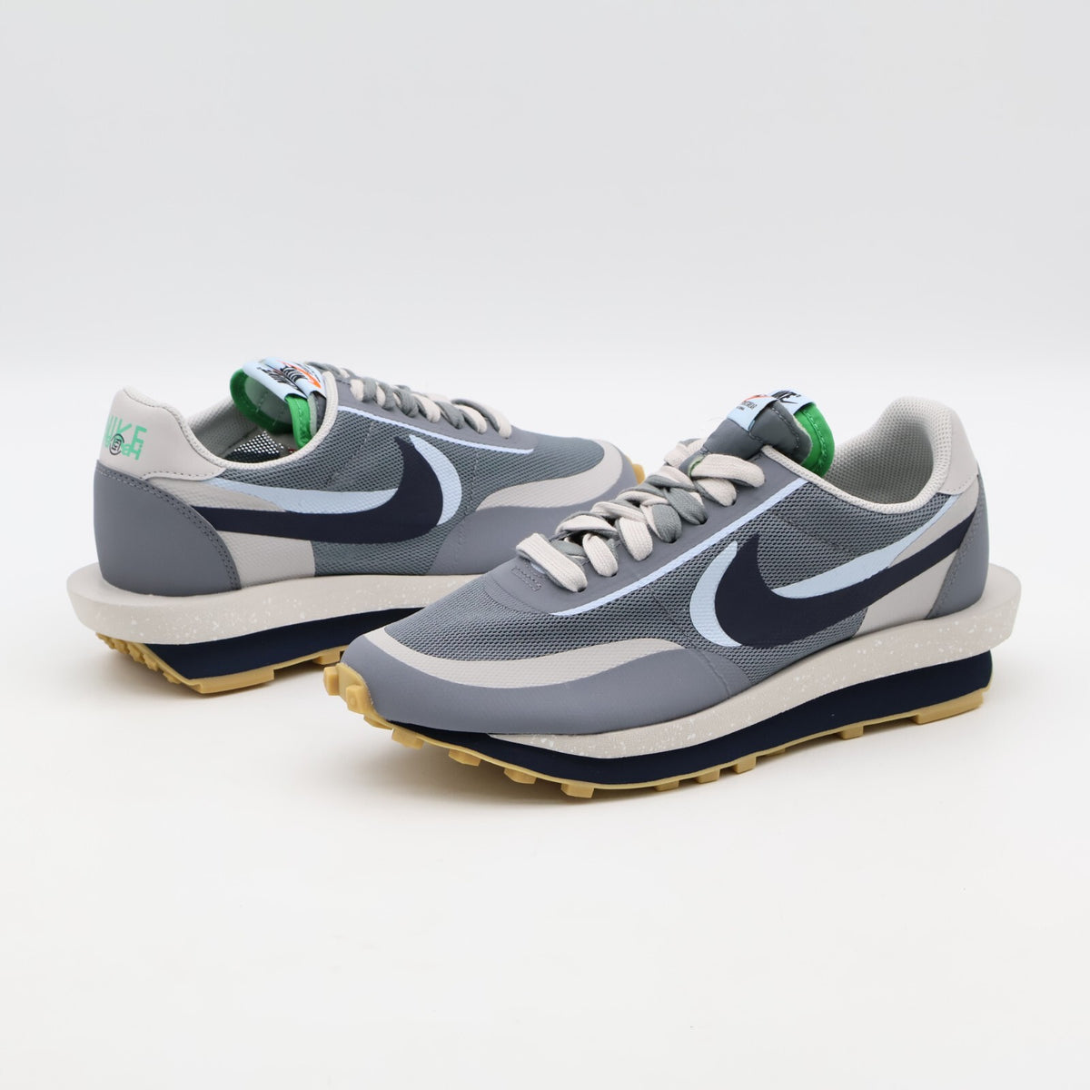 DH3114-001 CLOT x Sacai x Nike LD Waffle Grey Obsidian Cool Grey Navy Green