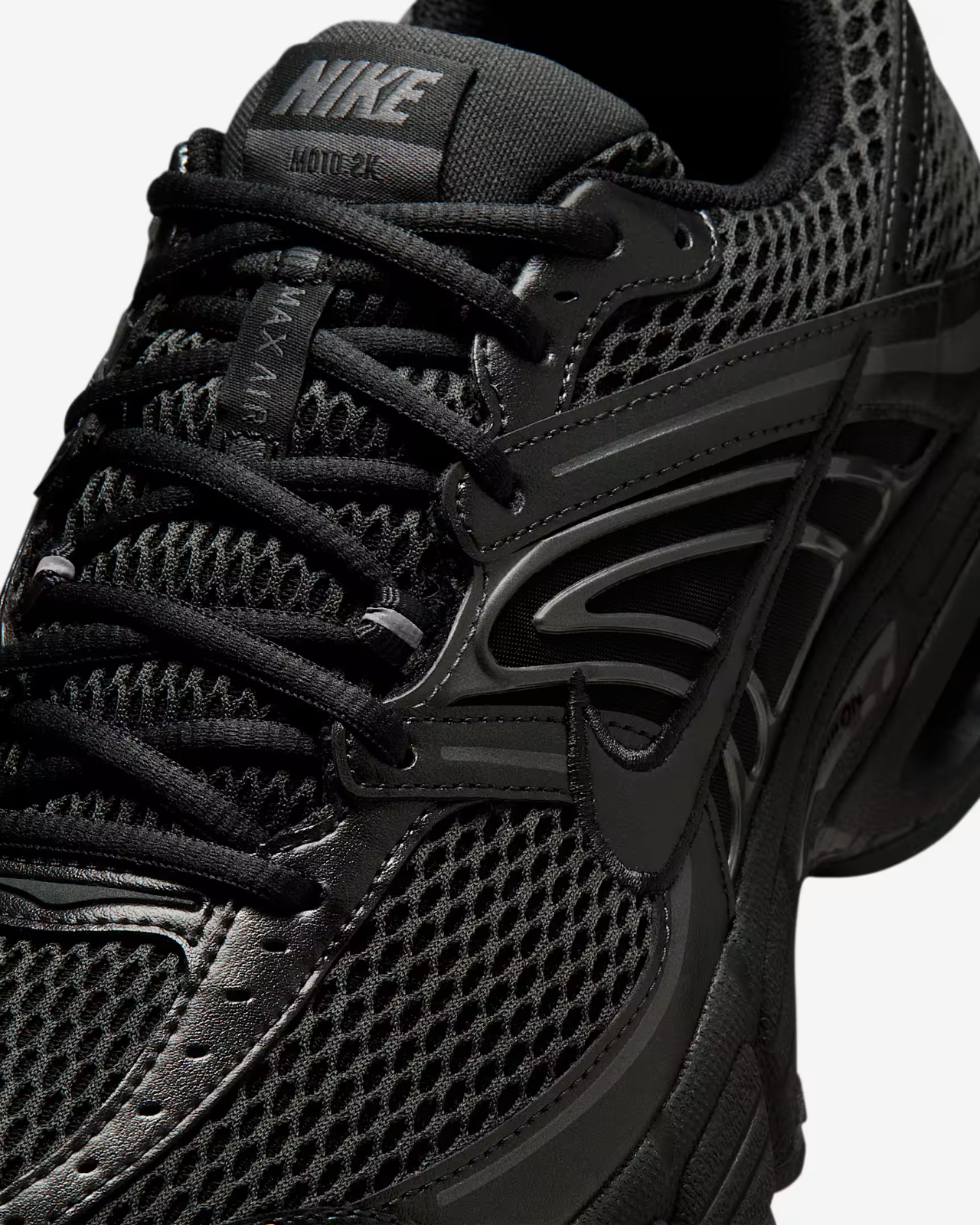 IO9279-001 Nike Air Max Moto 2K Black Metallic Dark Grey Dark Smoke Grey (Men's)