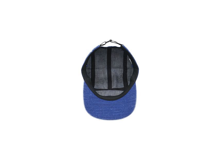 Supreme Coated Denim Camp Cap Royal