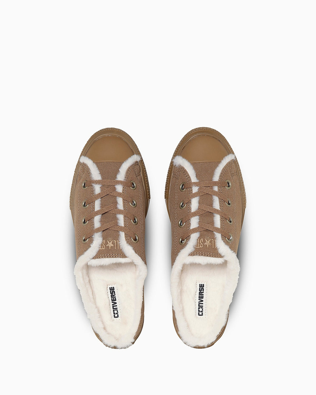 31313420 Converse Women's All Star Light PLTS Boa Mule OX Tobacco Brown (Women's