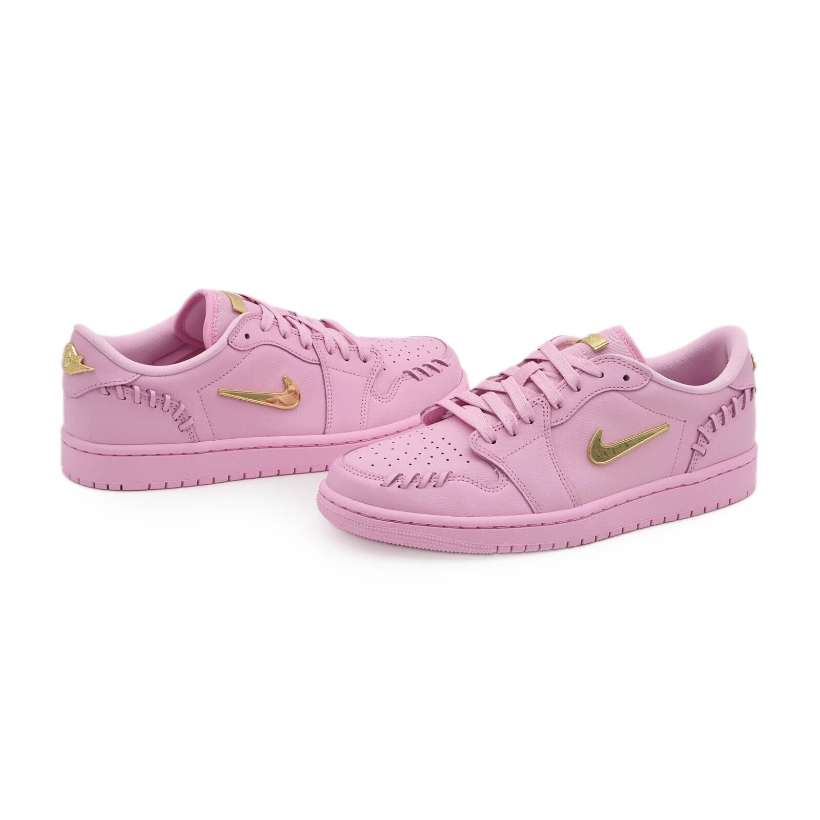 FN5032-600 Nike Air Jordan 1 Low MM Perfect Pink Metallic Gold (Women's)