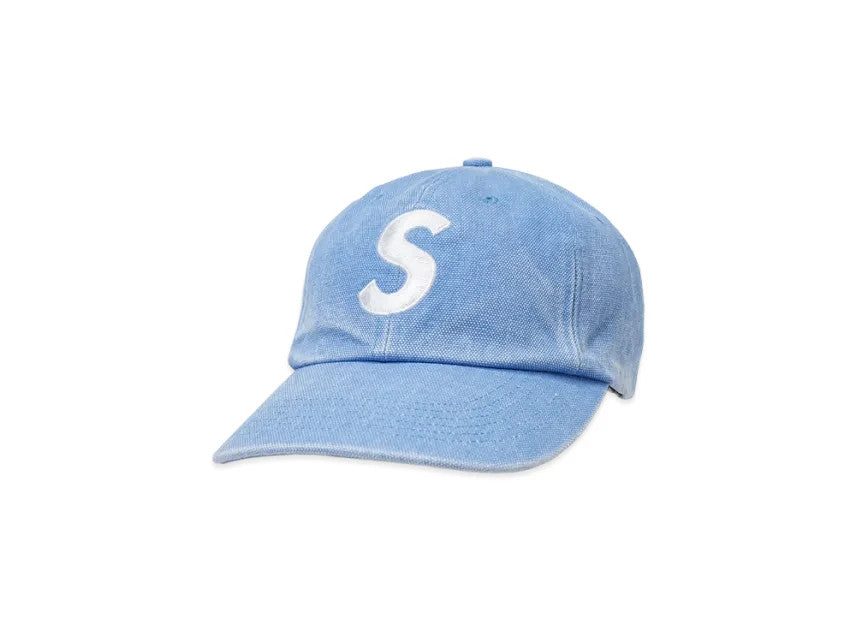 Supreme Pigment Coated S Logo 6-Panel "Light Blue"