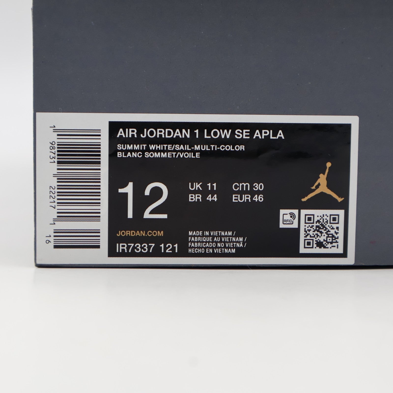 IR7337-121 Nike Air Jordan 1 Low SE "Summit White" (Men's)