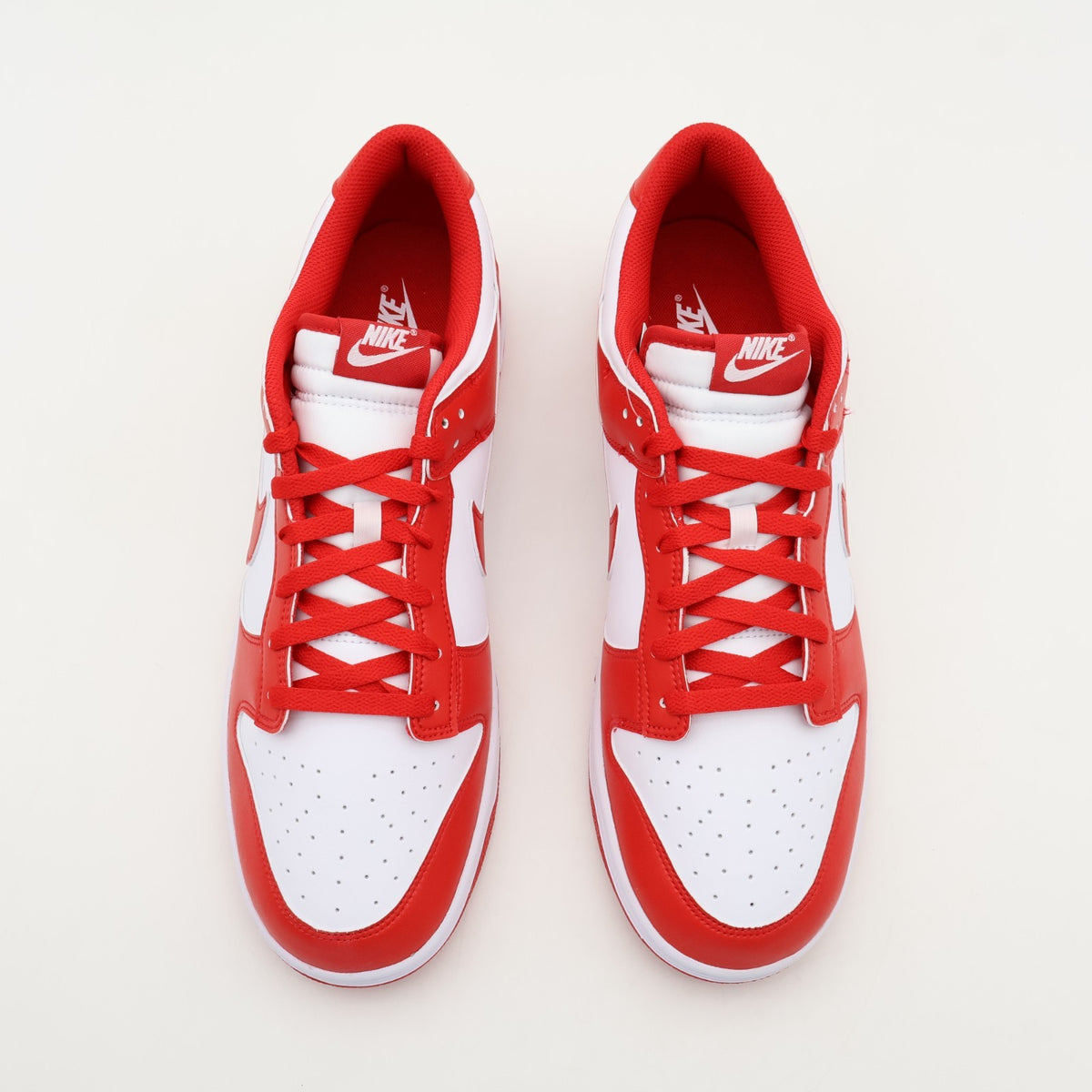 HF5441-104 Nike Dunk Low Retro White White UniversityRed (Men's)