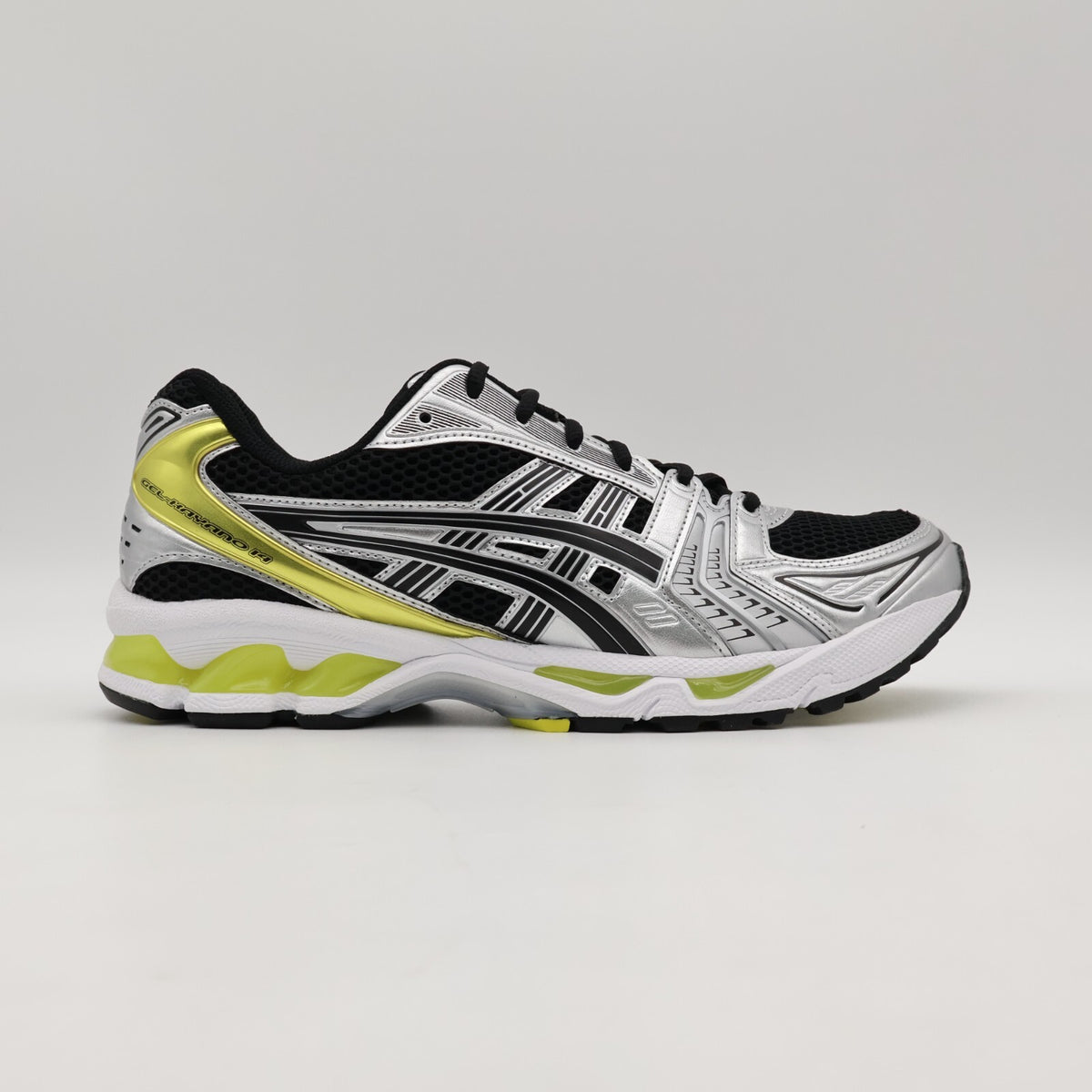 1203A537-001 Asics Gel-Kayano 14 Black Lemon Spark (Men's)