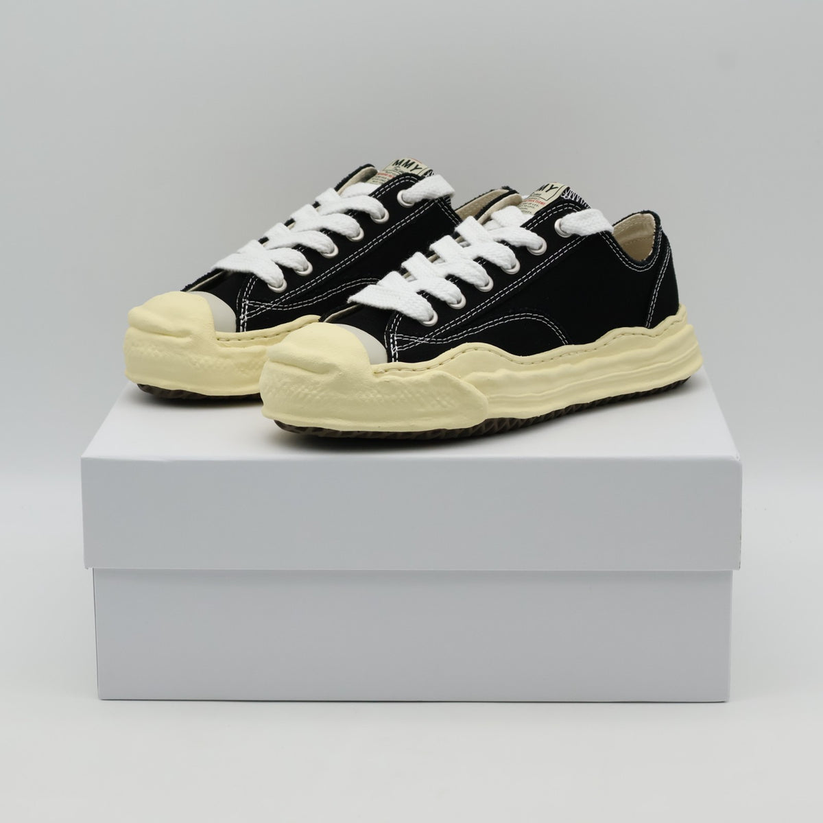 A09FW734-BLACK Maison MIHARA YASUHIRO HANK Original Sole Canvas (Men's)