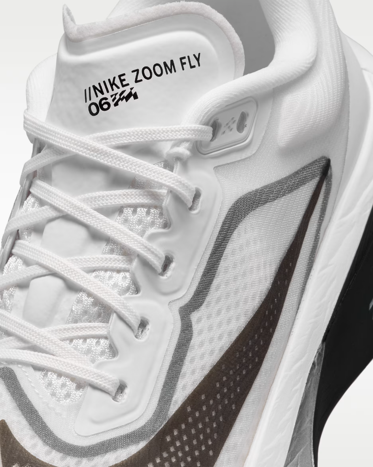 FN8455-100 Nike Zoom Fly 6 "White/Smoke Grey/Black" (Women's)