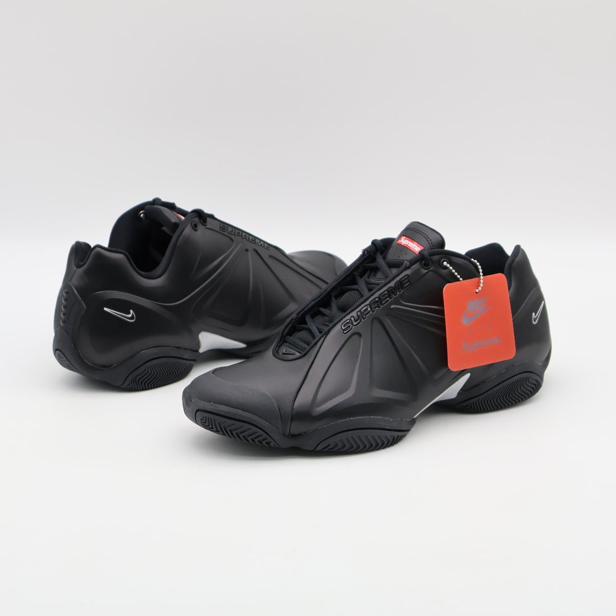 FB8934-001 Supreme Nike Air Zoom Courtposite Black Metallic Silver (Men's)