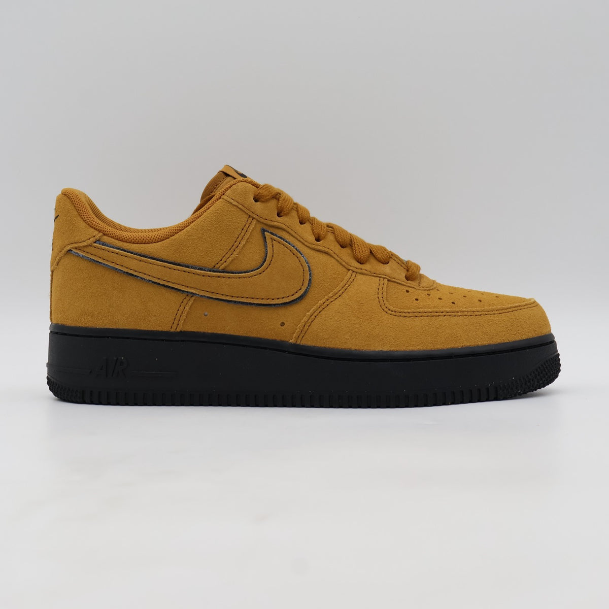 HQ1966-700 Nike Air Force 1 Low Suede Desert Ochre Black (Men's)