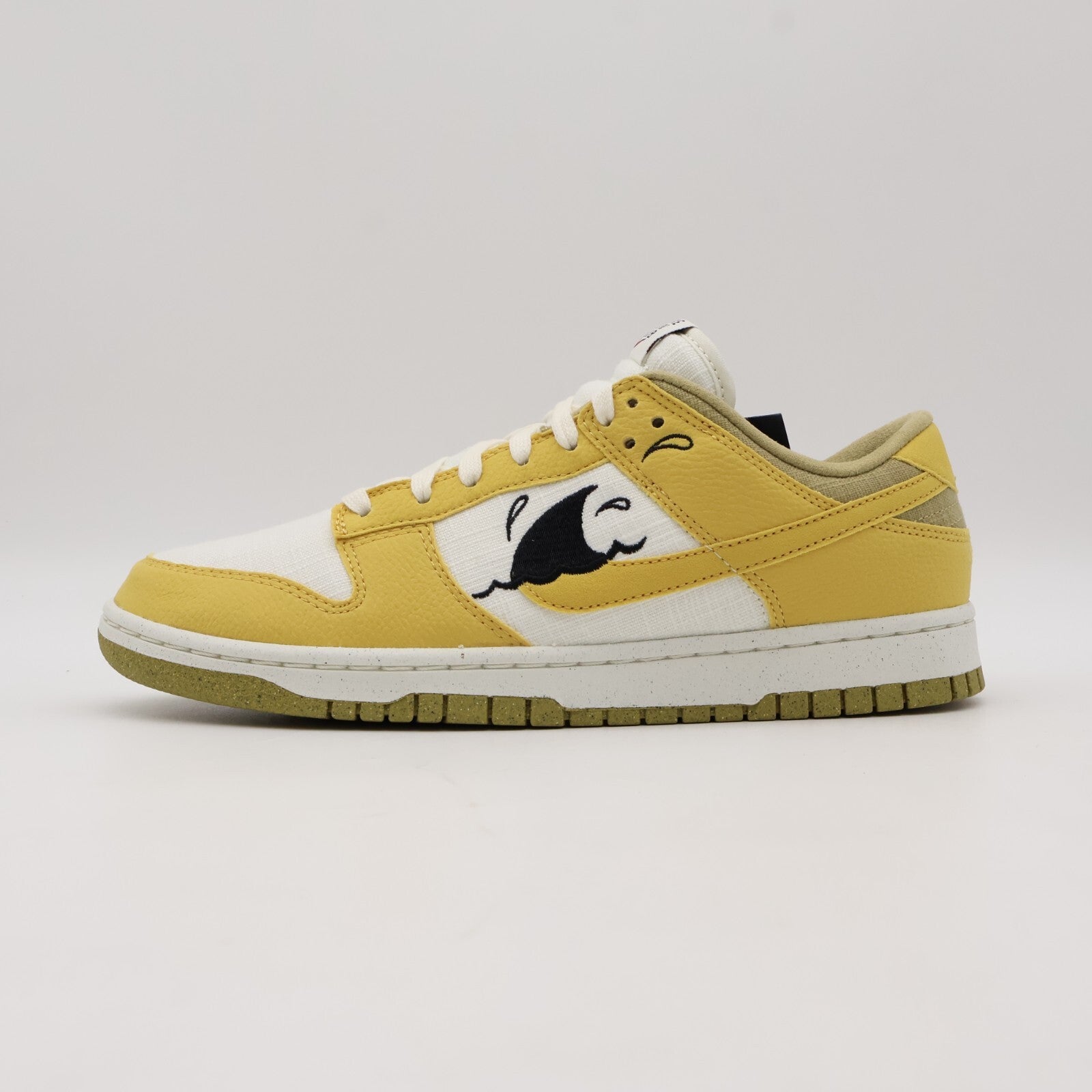 DV1681-100 Nike Dunk Low Sun Club White Yellow Wheat Grass Orange Sanded (Men's)