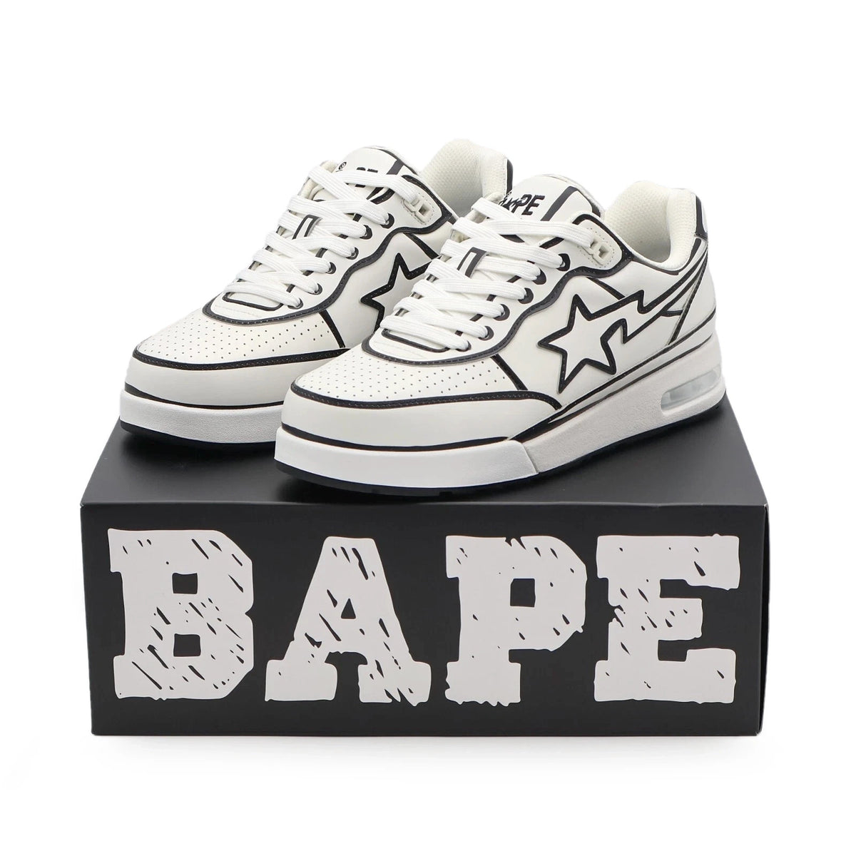 001FWJ731918C Joshua Vides A BATHING APE ROADSTA White (Men's)