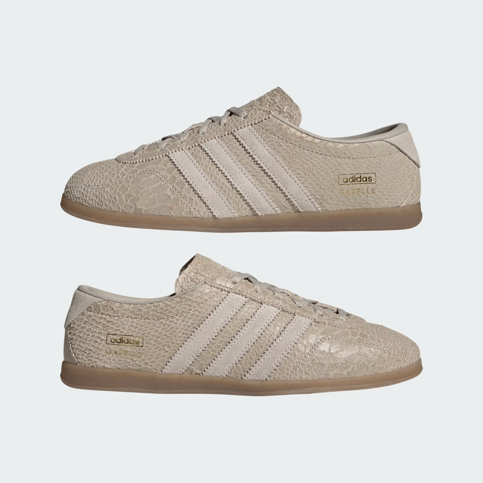 KI3579 adidas Gazelle Lo Pro Wonder Beige Alumina (Women's)