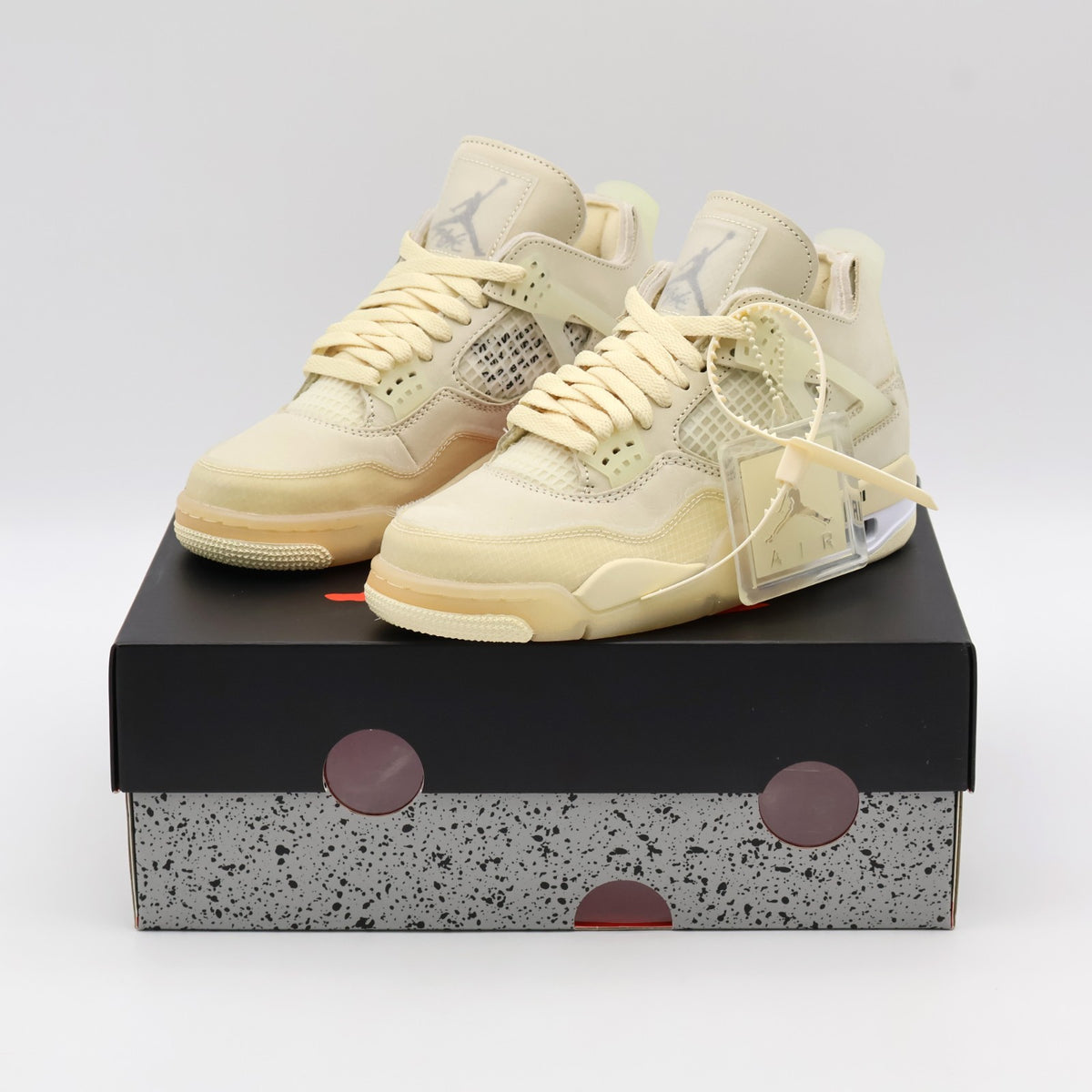 CV9388-100 Off-White Ã Nike Air Jordan 4 SP Sail (Women's)