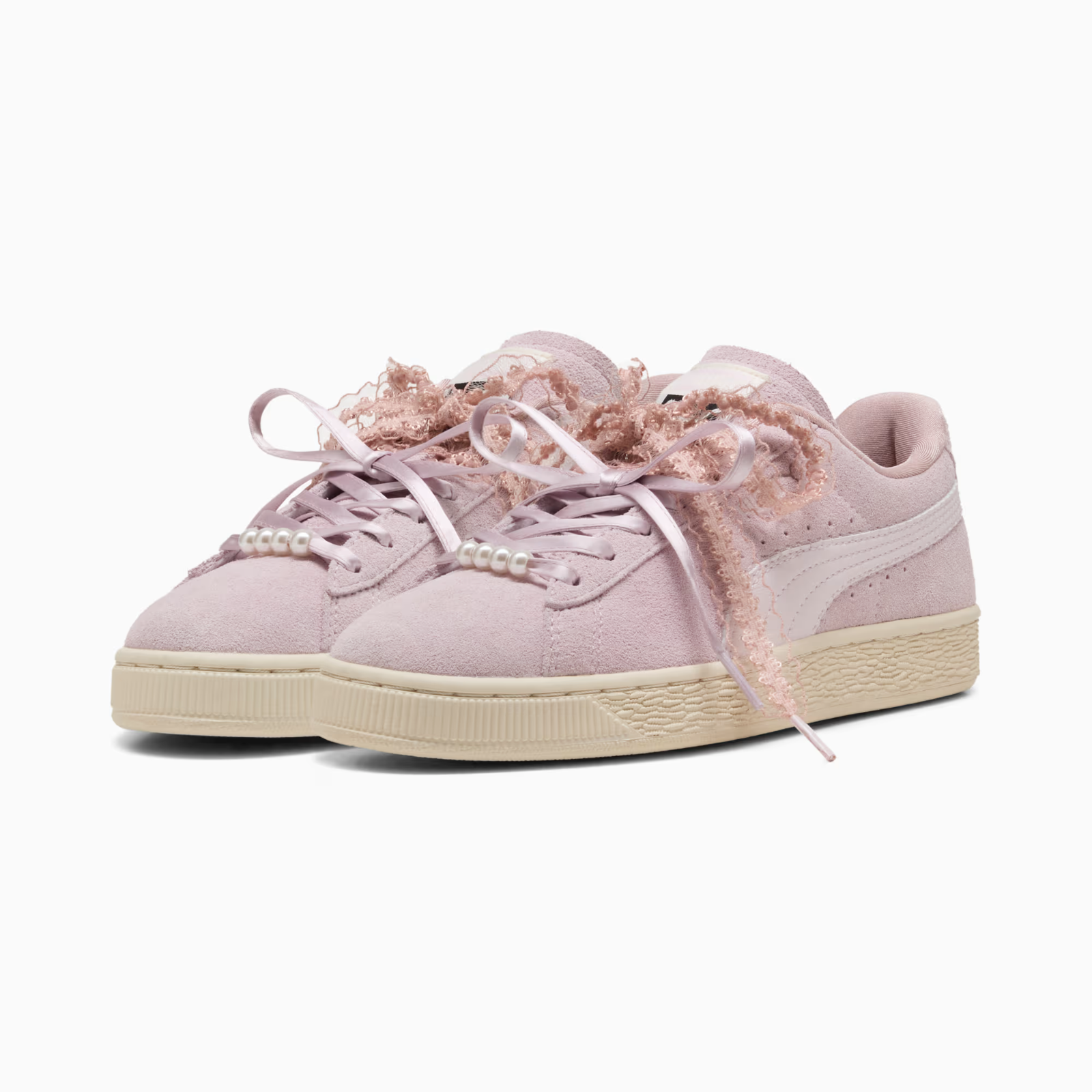 408330-05 Puma Suede Bloom "Misty Pink/Powder Pink" (Women's)