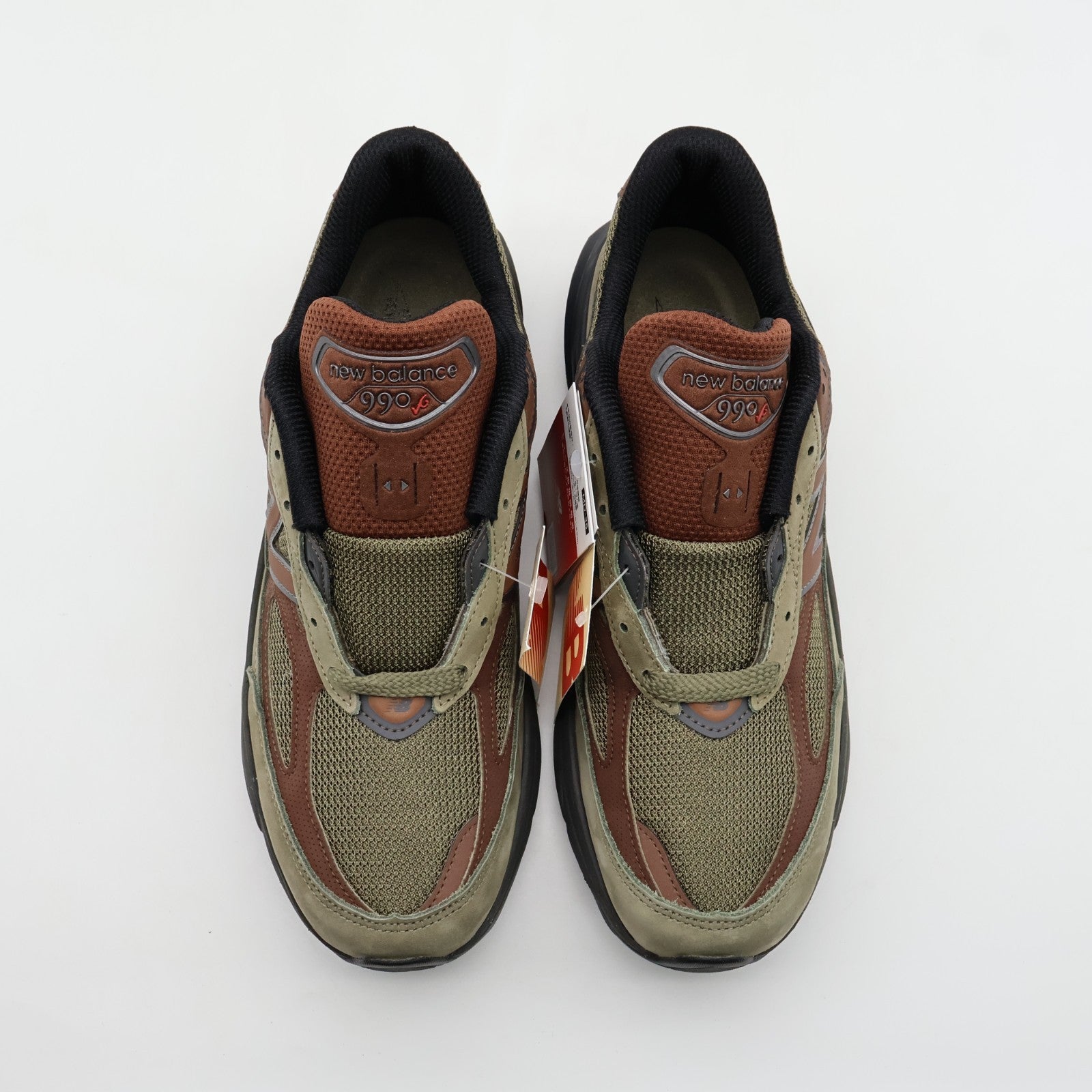 U990CA6 New Balance 990V6 Dark Camo Rich Oak Black Cement (Men's)