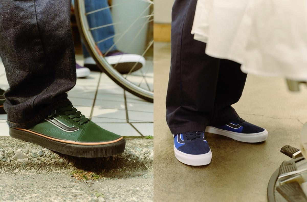 691750-0002 Vans Old Skool Green Black (V36CF BBS) (Men's)
