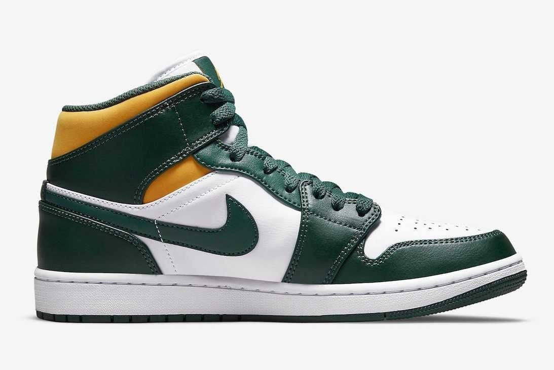 554724-371 Nike Air Jordan 1 Mid "Seattle Supersonics" (Men's)