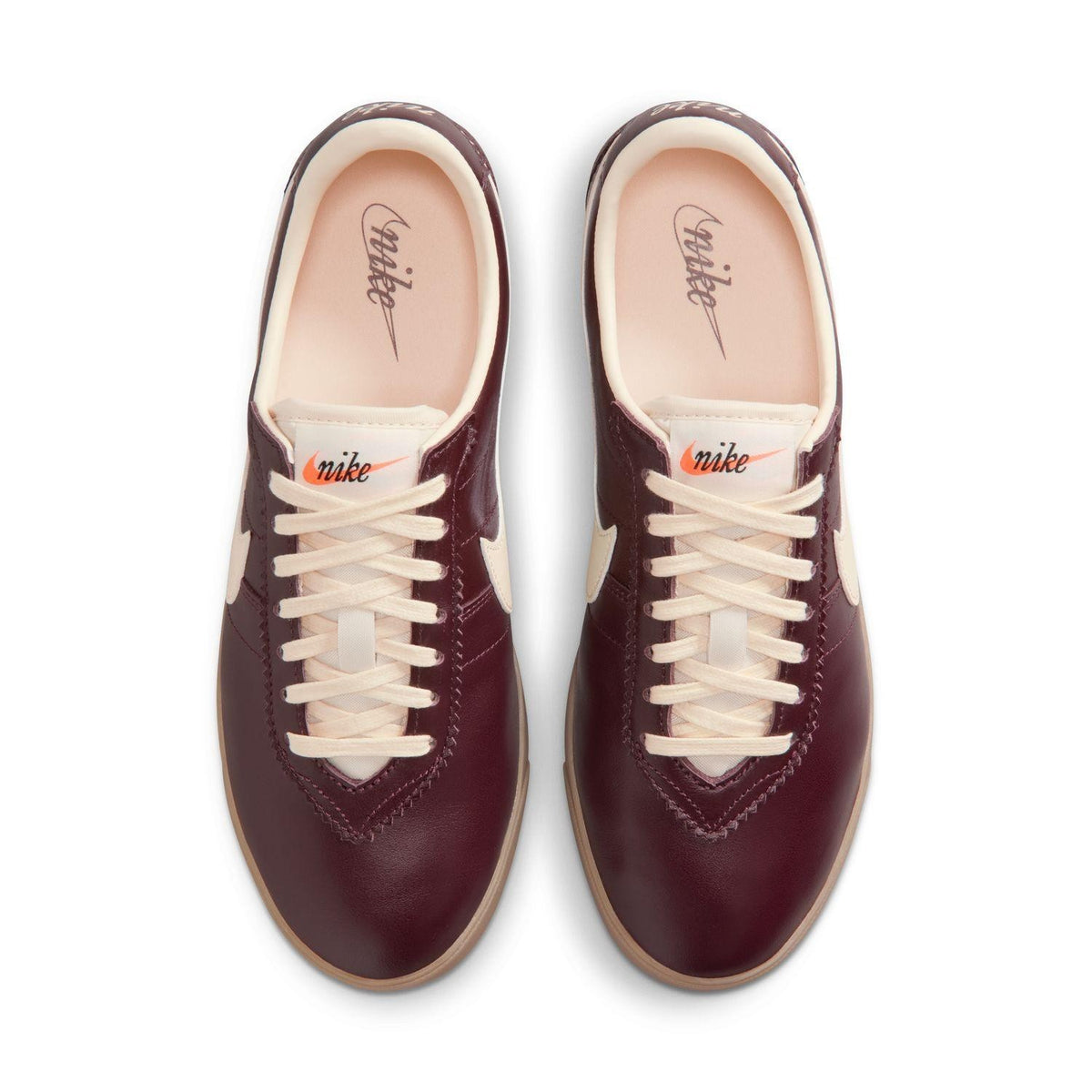 II1259-600 Nike ASTROGRABBER LEATHER BURGUNDY CRUSH MUSLIN GUM (Women's)