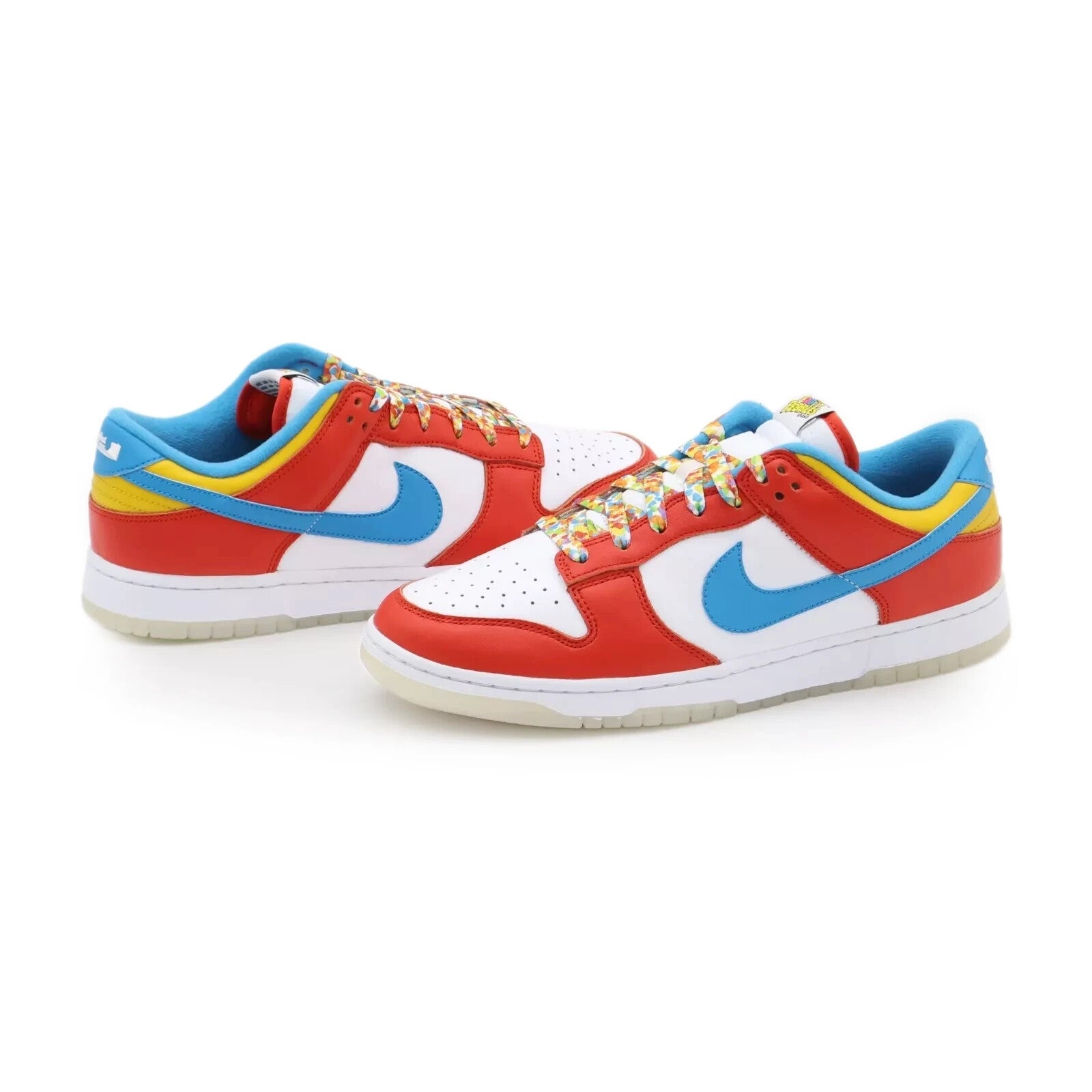 DH8009-600 Nike Dunk Low LeBron James Fruity Pebbles Habanero Red (Men's)