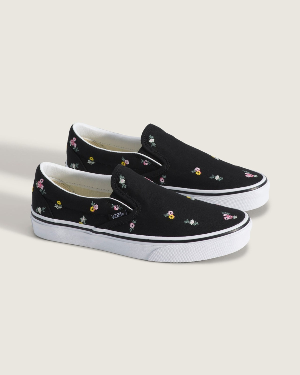 VN000ED2B9P Vans Classic Slip-On Floral "Black/Pink" (Unisex)