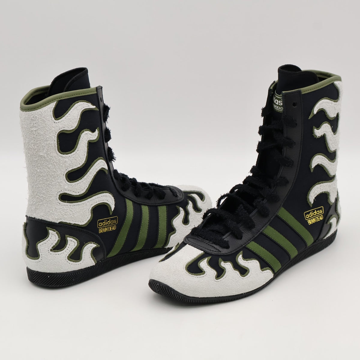 JQ6790 Brain Dead Ã adidas Originals Japan Hi Core Black Crystal White (Men's)