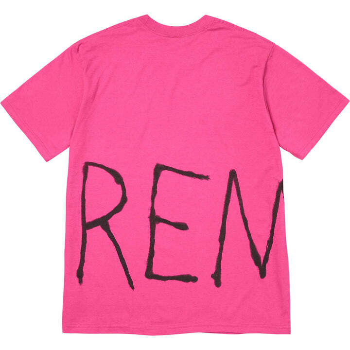 Supreme Painted Tee Fuchsia