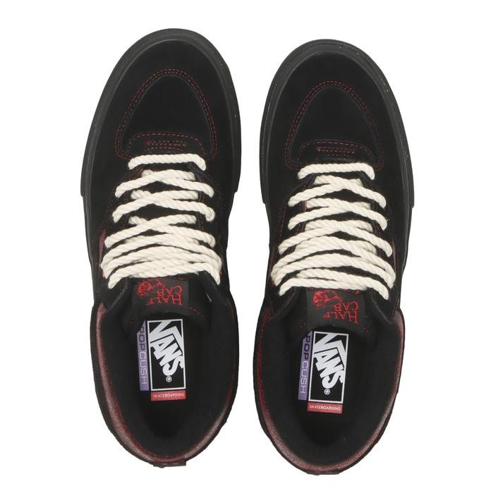 VN0A5FCDY25 Vans Skate Half Cab "Red/Black" (Men's)