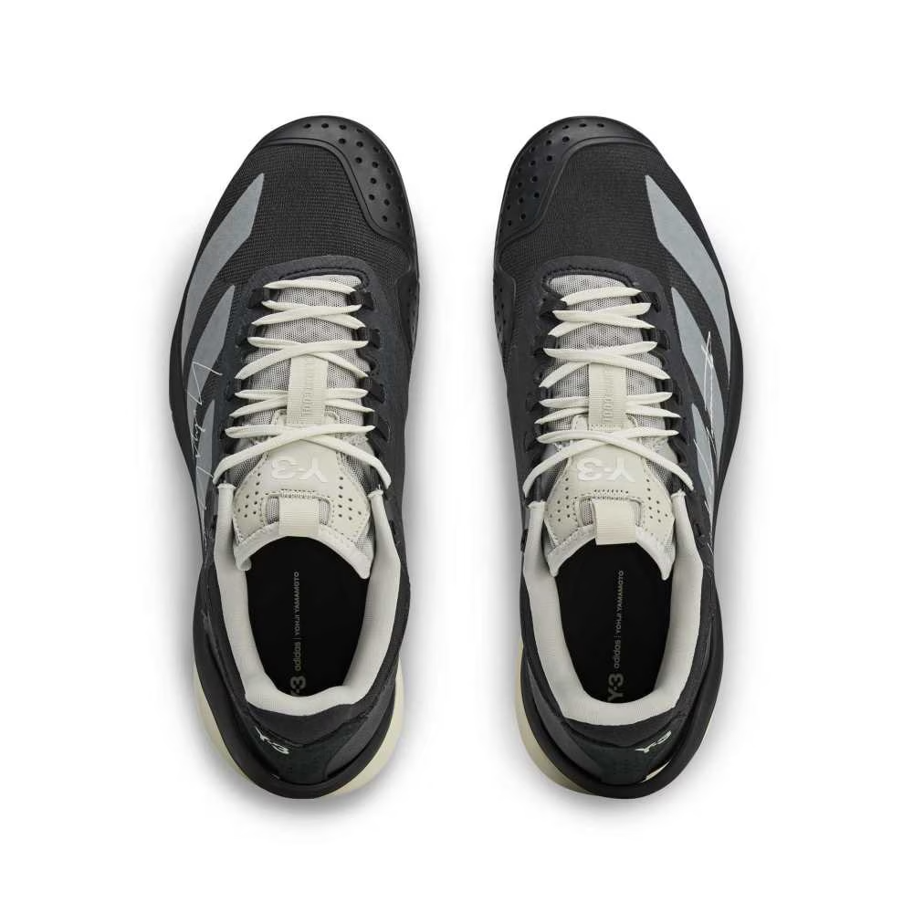 JR4348 adidas Y-3 Adizero Cybersonic 2 Tennis Black Orbit Grey (Men's)