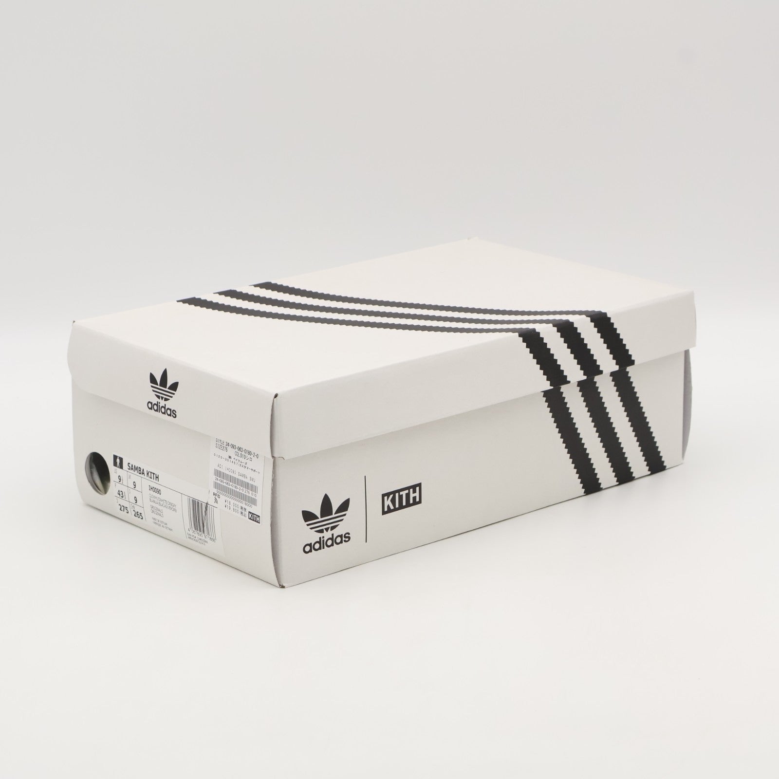 IH0090 KITH Classics adidas Originals Samba Cloud White Off White Orbit (Men's)