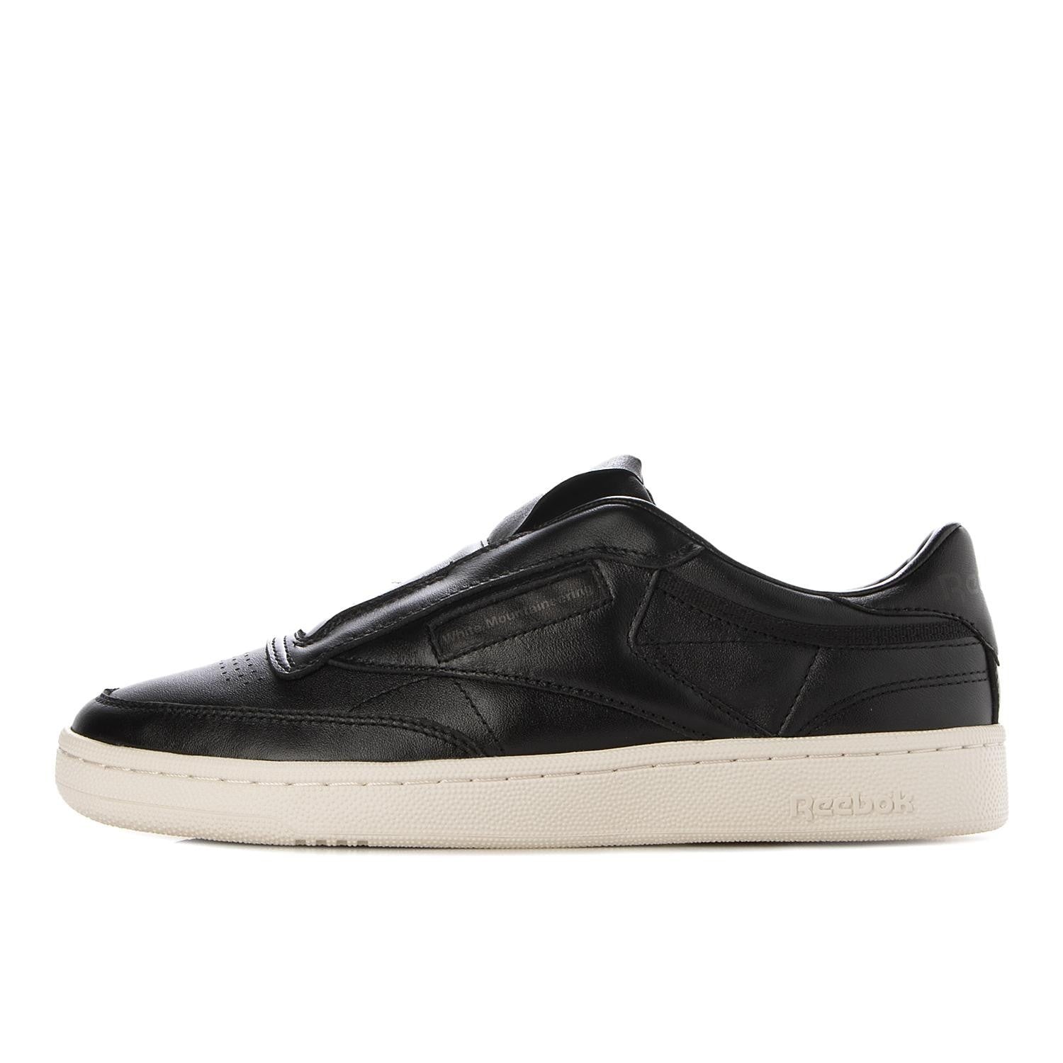 RB0087 White Mountaineering Reebok Club C 85 Vintage Black (Men's)