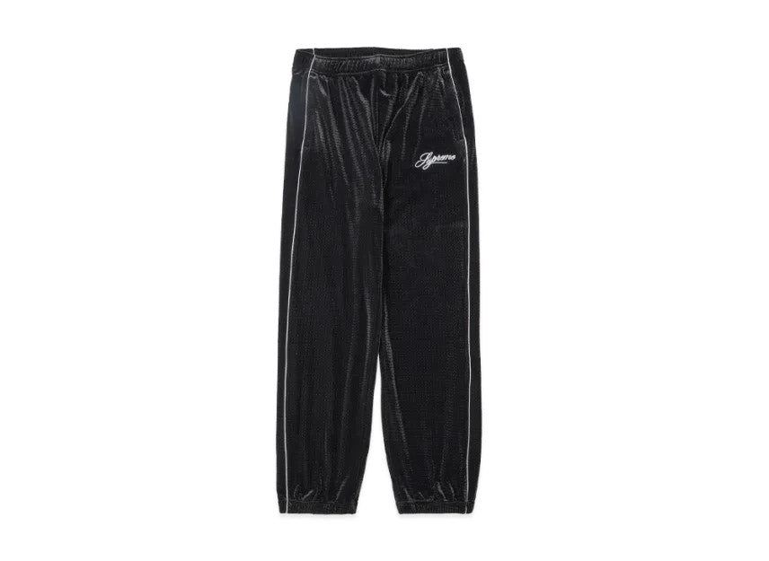 Supreme Velour Mesh Track Pant "Black"