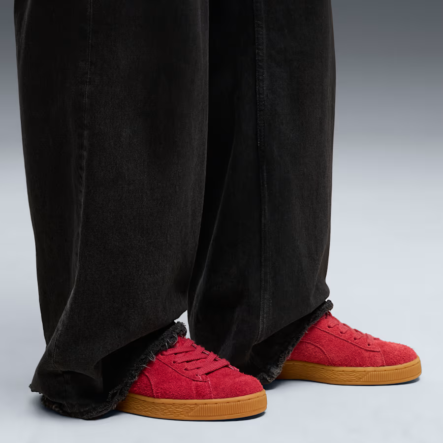 404627-01 Puma Suede Forever "Red Rhythm/Gum" (Men's)
