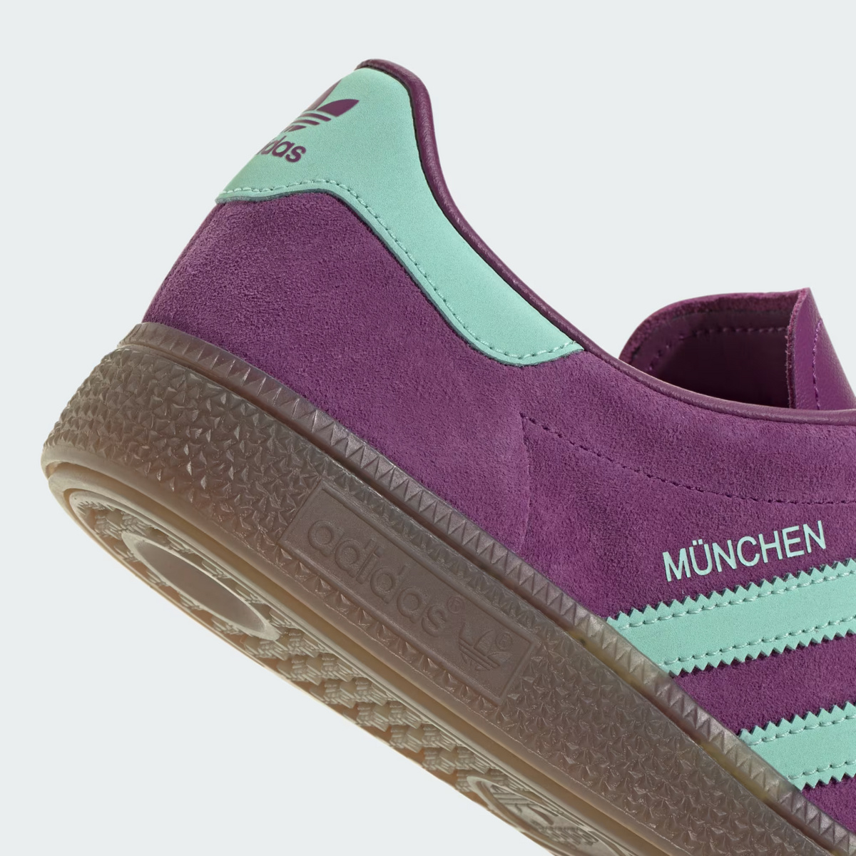 JS3995 adidas Originals Munchen Rich Mauve Clear Mint Gum (Men's)