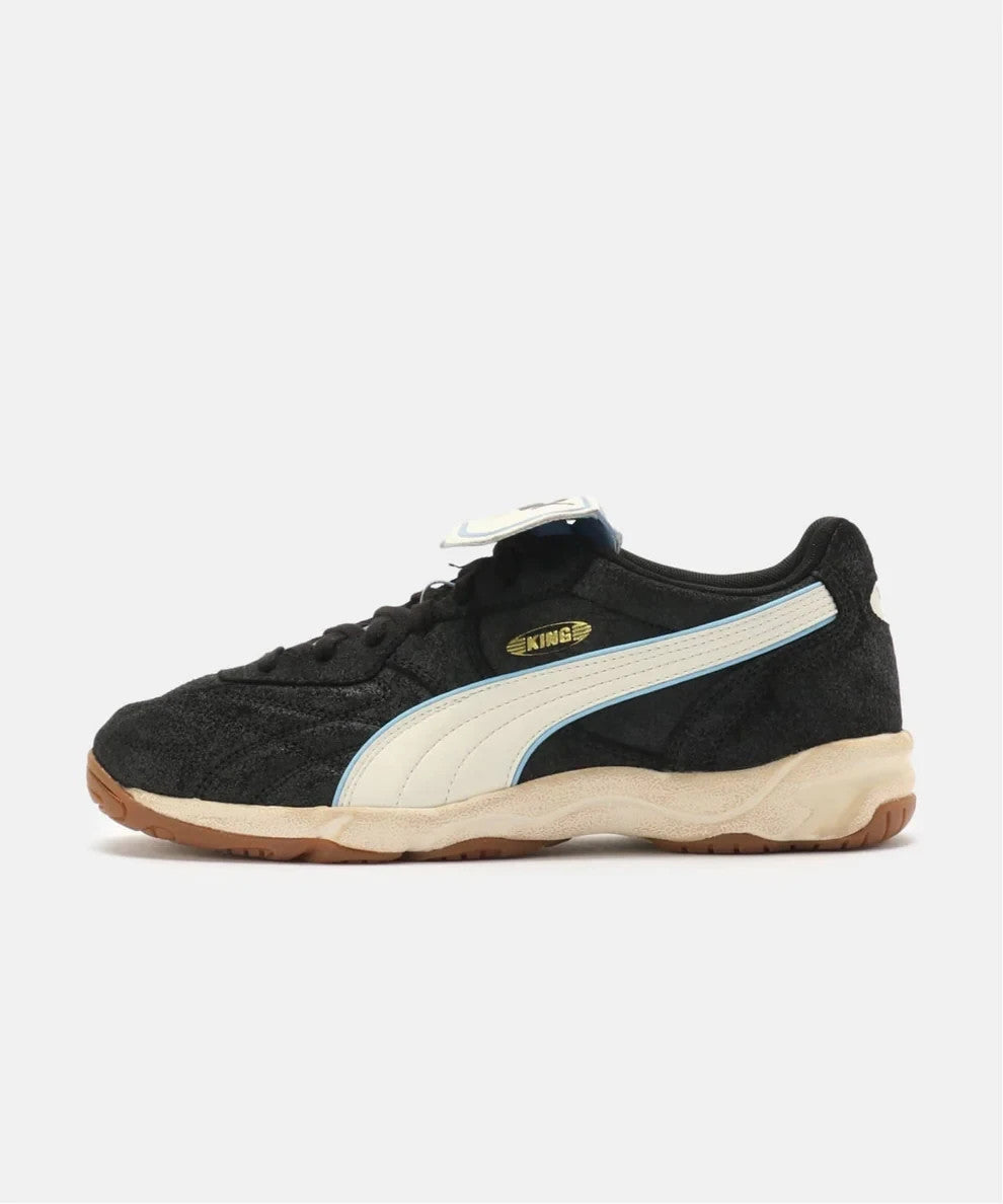 403628-01 Puma King Indoor Black White (Men's)