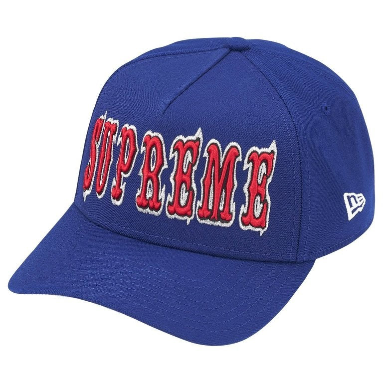Supreme Gothic Outline Adjustable New Era Navy