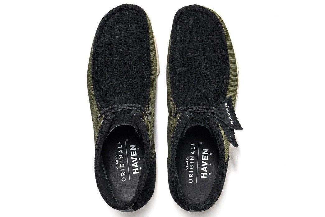 261454117075 HAVEN Ã Clarks Wallabee BT GORE-TEX Olive Combi (Men's)