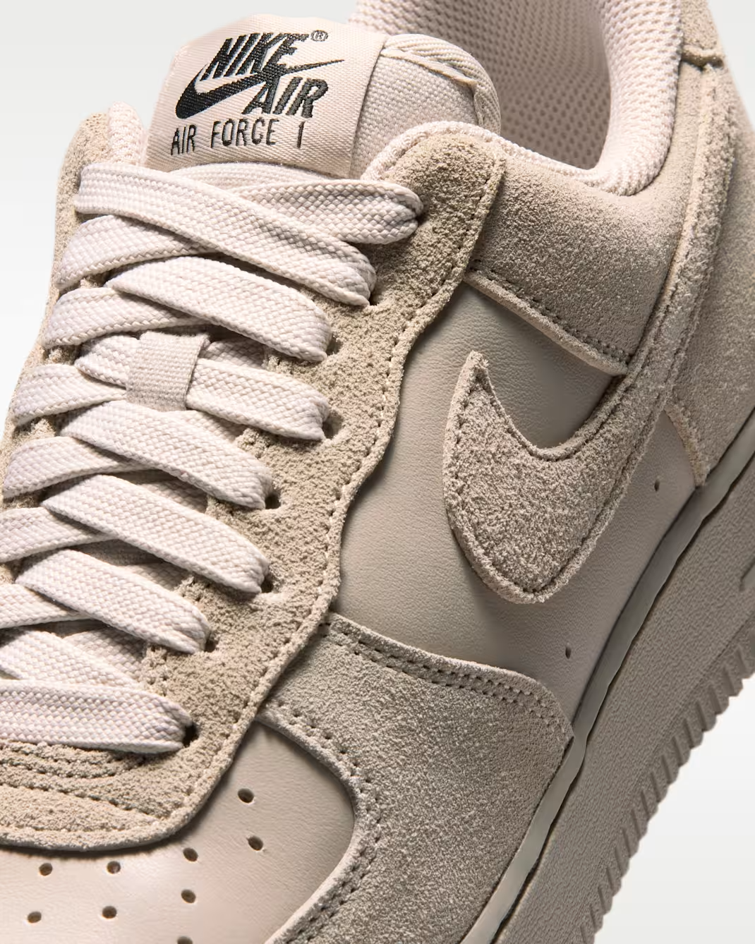 IV6042-236 Nike Air Force 1 '07 "Cream 2/Metallic Silver" (Women's)