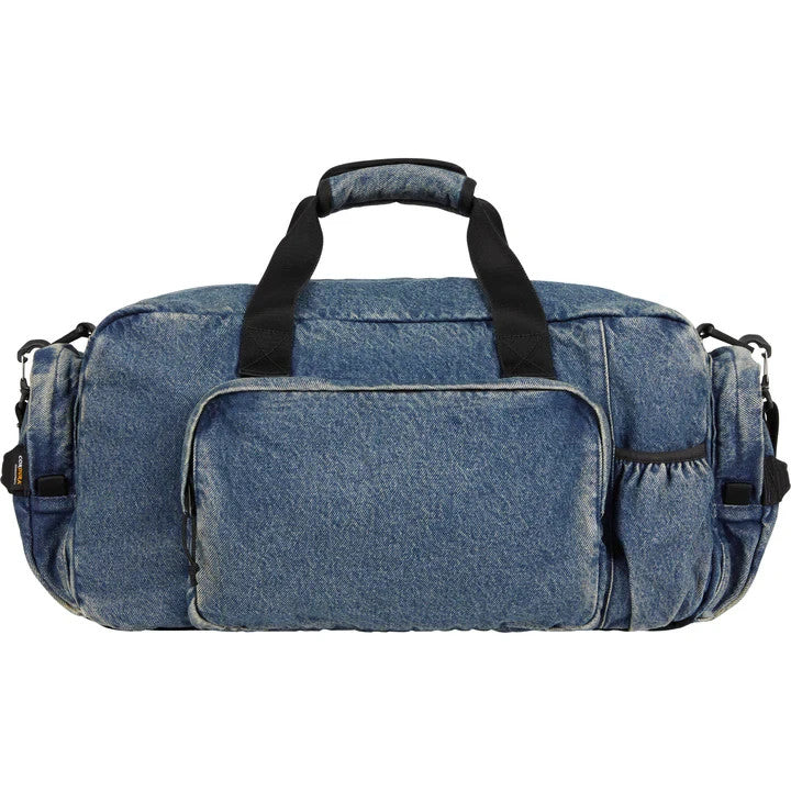 Supreme Denim Duffle Bag Washed Indigo