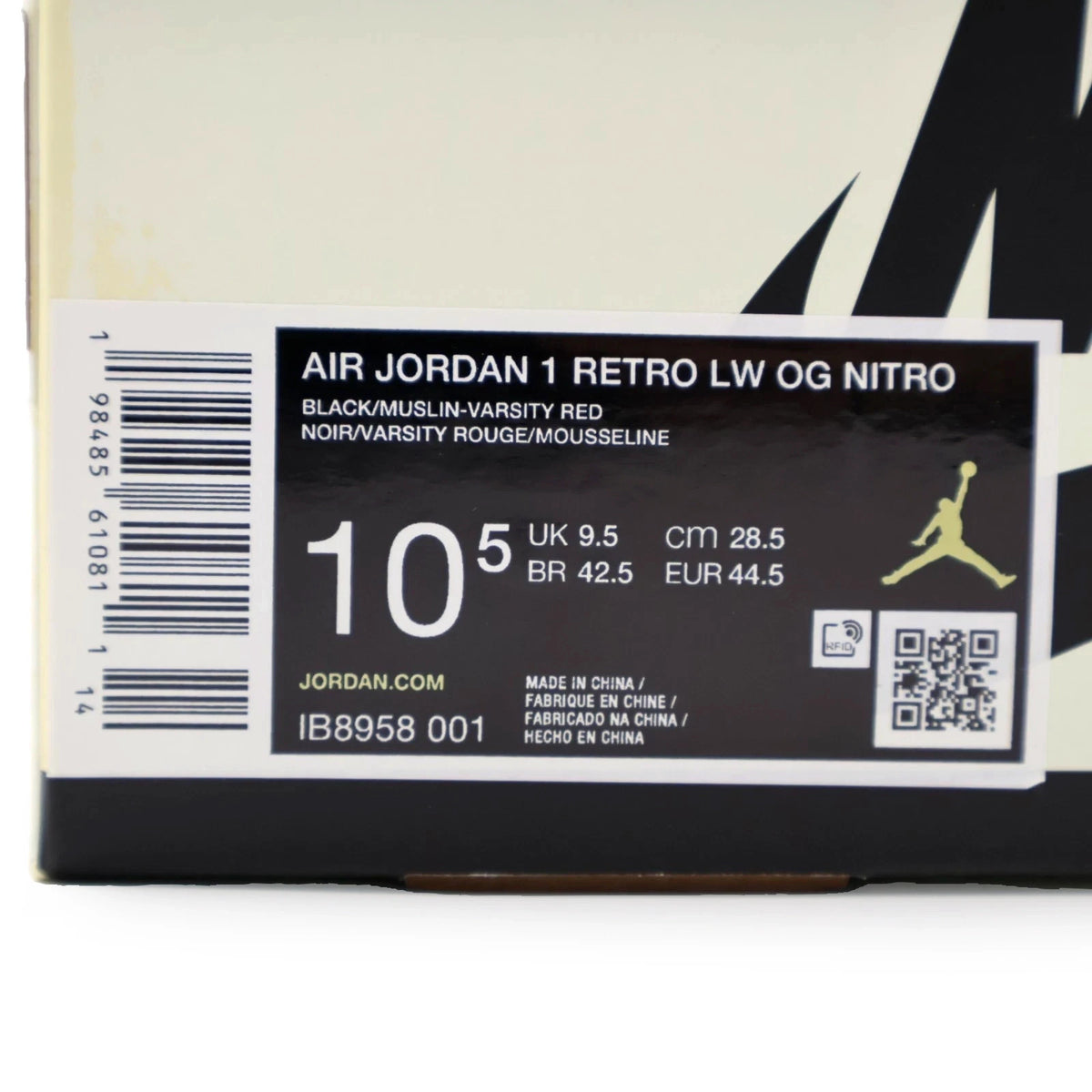 IB8958-001 Nigel Sylvester Nike Air Jordan 1 Retro Low OG Better With Time Men's