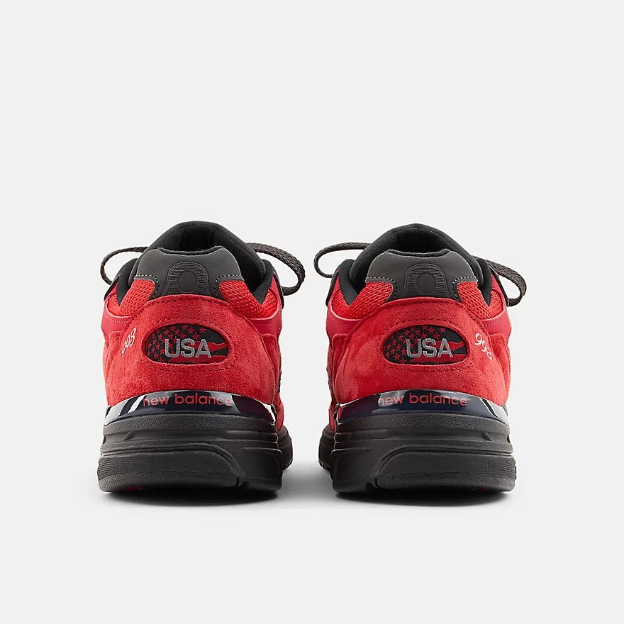 U9935CX New Balance 993 Team Red/Black (Men's)