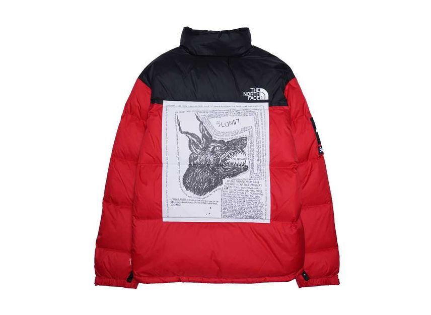 Supreme The North Face Nuptse Jacket Red