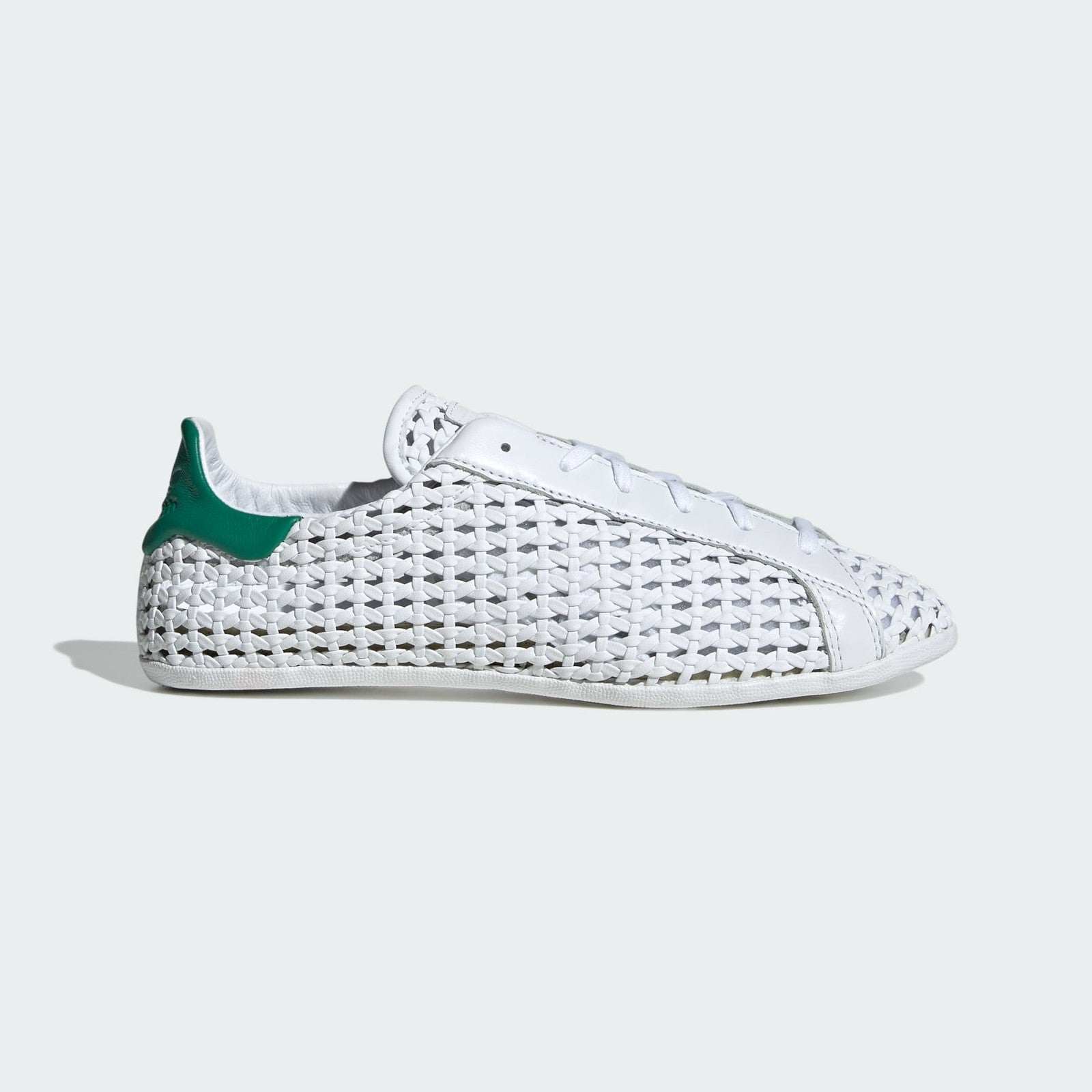 IH9356 adidas Women's Stan Smith Basketweave WhiteGreen (Women's)