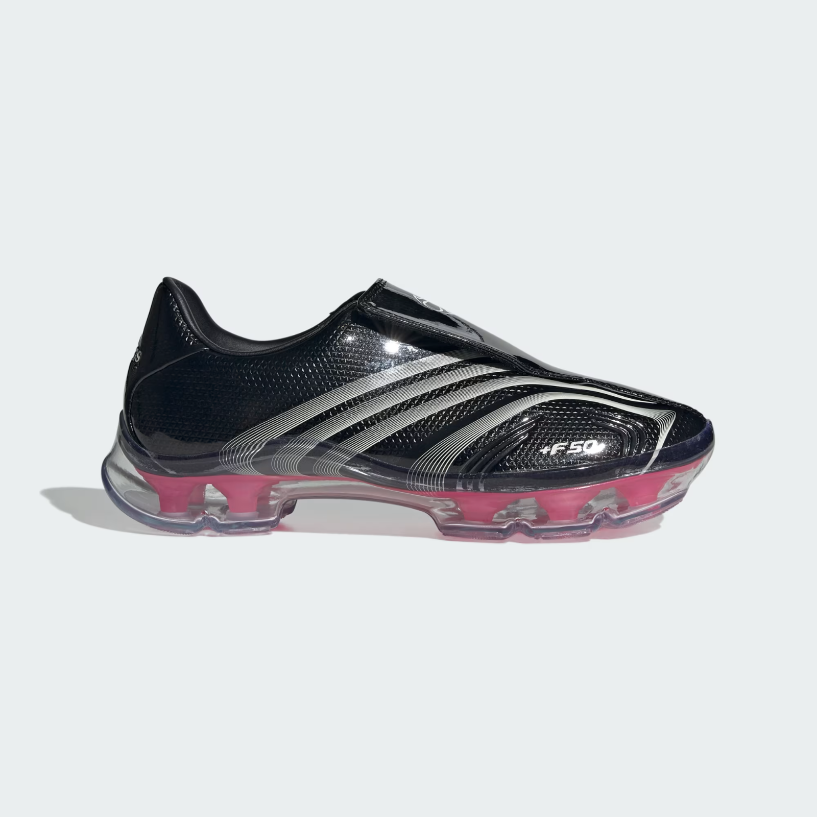 KK0908 adidas F50 Adiframe "Core Black/Zero Metalic/Lucid Pink" (Women's)