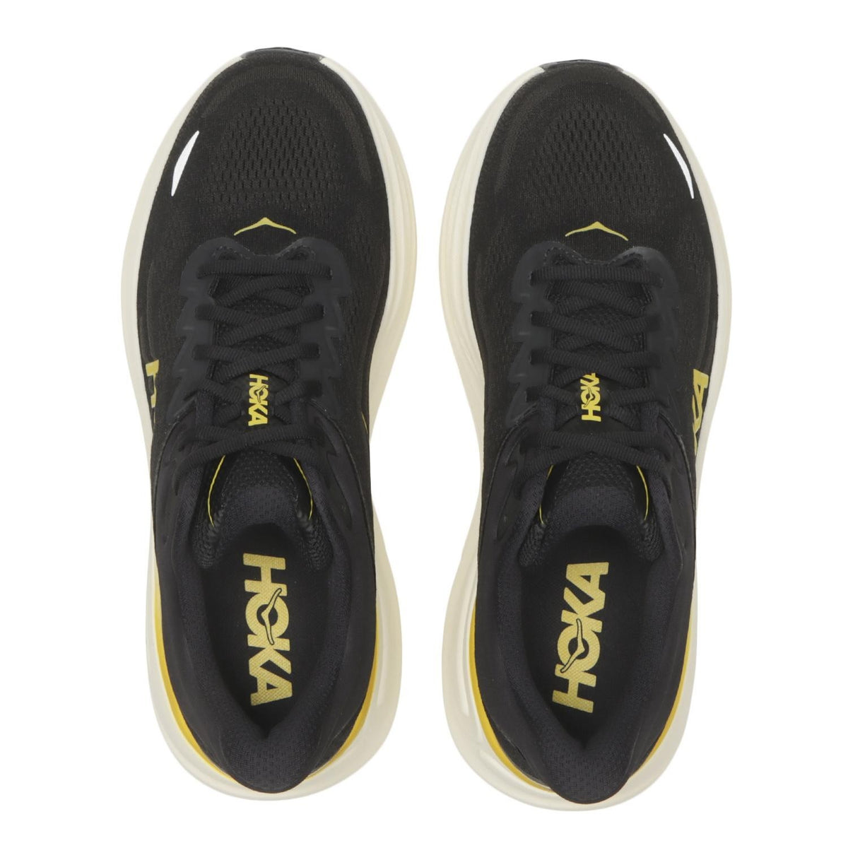 1162011-CWG Hoka BONDI 9 "CARBON BLACK/YELLOW GOLD" (Men's)