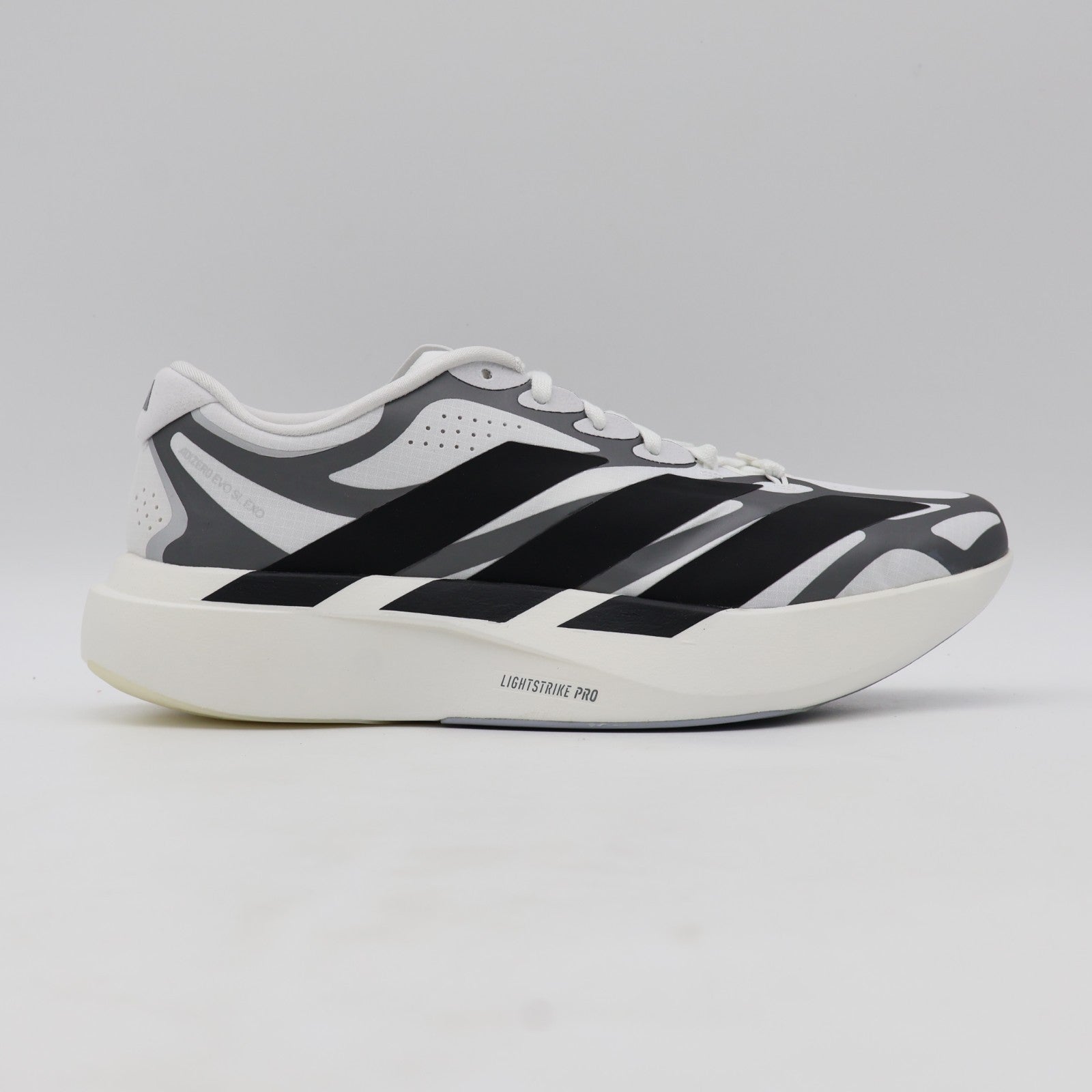 KI4763 adidas Adizero Evo SL EXO Cloud White Core Black Iron Metallic (Men's)
