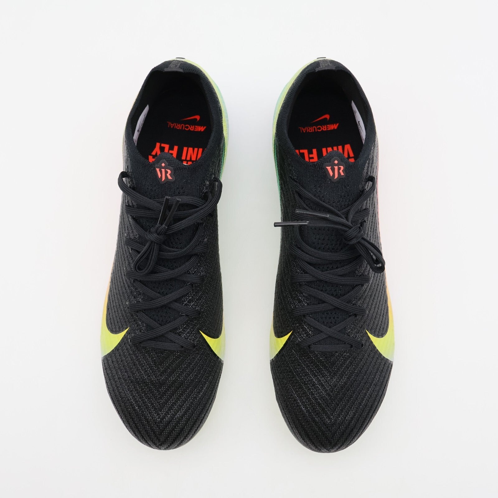 IB2356-001 Vini Jr. Nike Mercurial Vapor 16 Elite Black Green Spark (Men's)