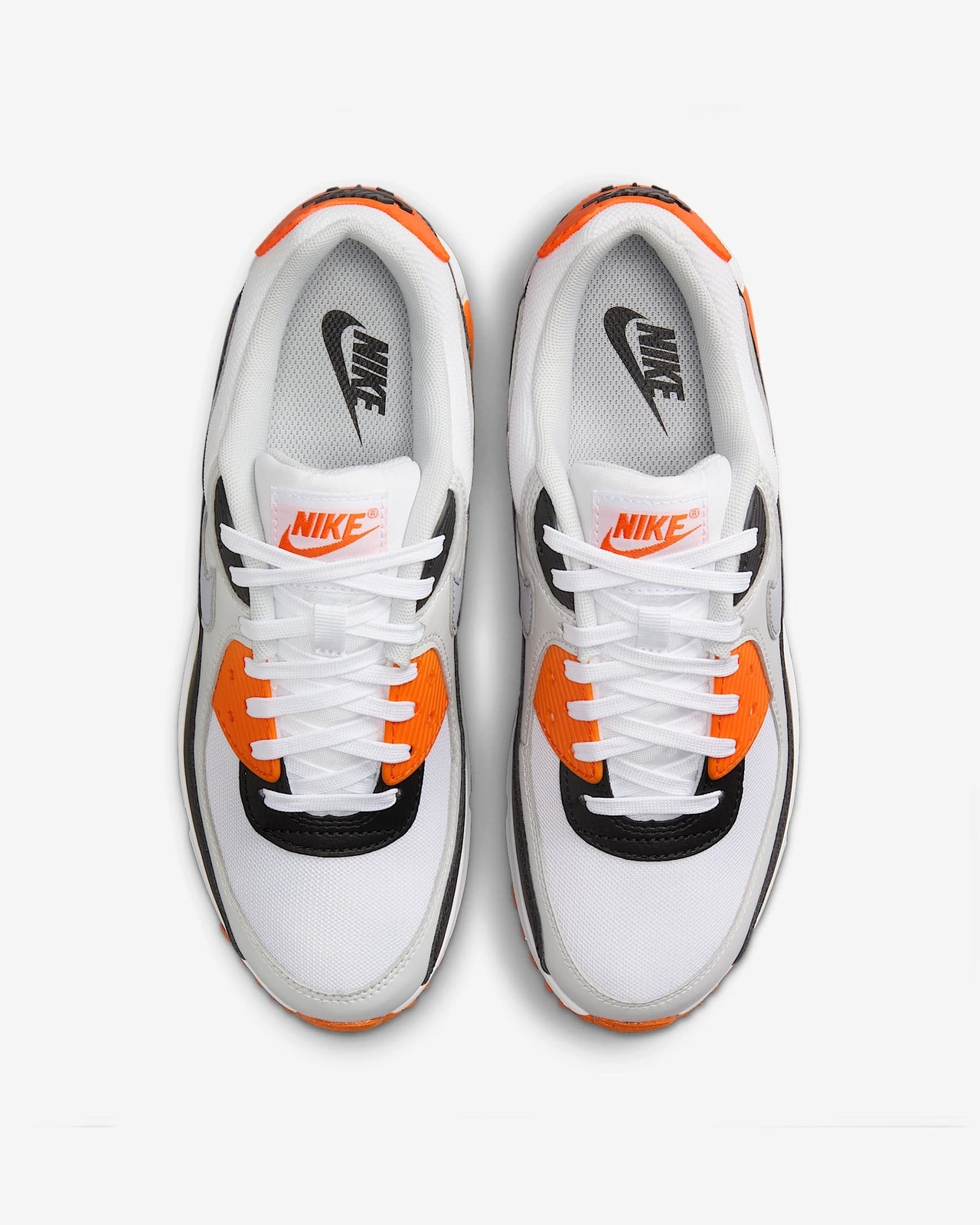 DH8010-108 Nike Air Max 90 White Photon Dust Black Wolf Grey (Women's)