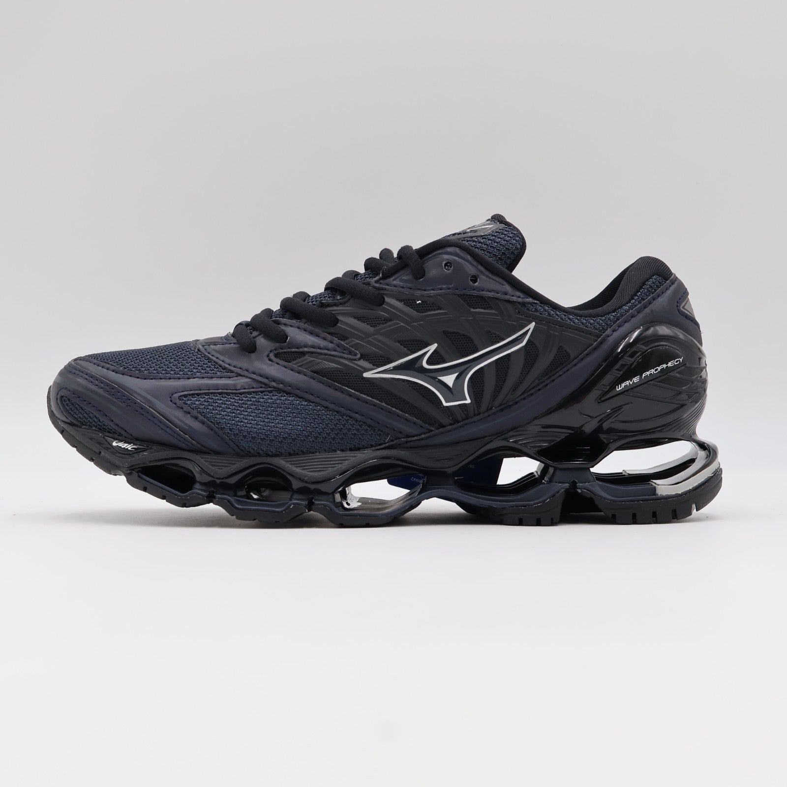 D1GA333707 Mizuno Wave Prophecy LS Navy Silver Dark Blue (Men's)