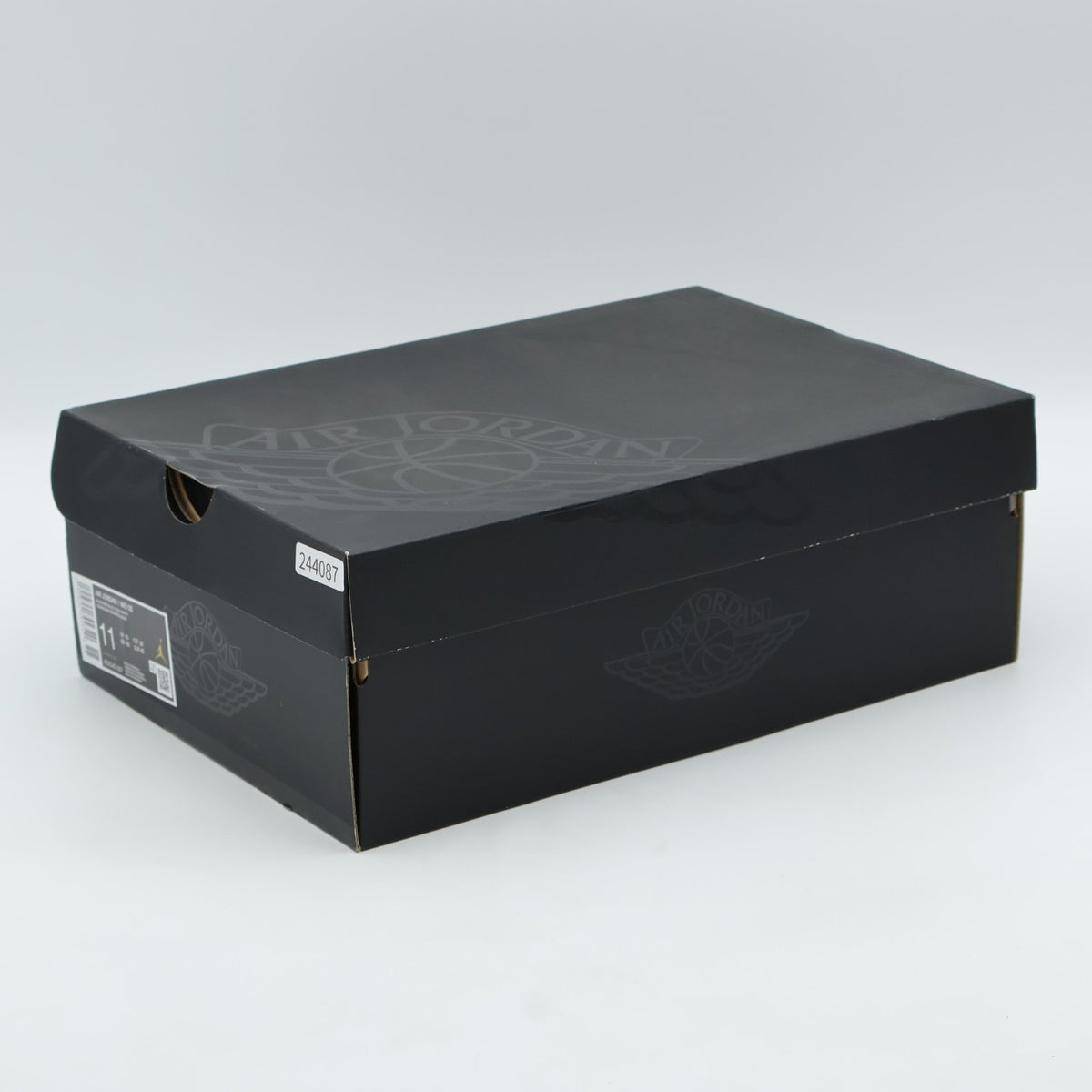 Size 11 - 852542-007 Jordan 1 Mid SE Patent Black Gold (Men's)